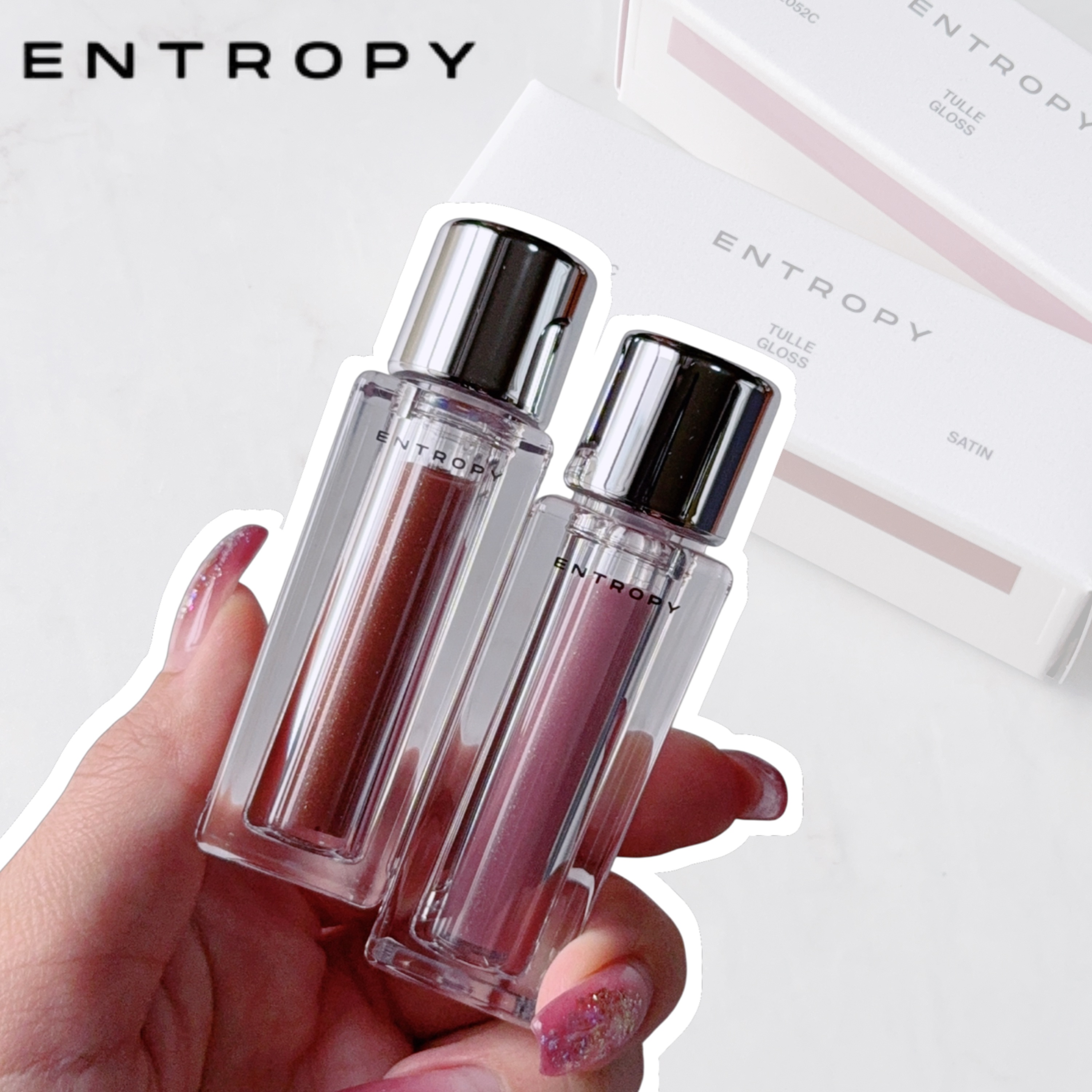 チュールグロス/ENTROPY/リップグロスを使ったクチコミ（1枚目）