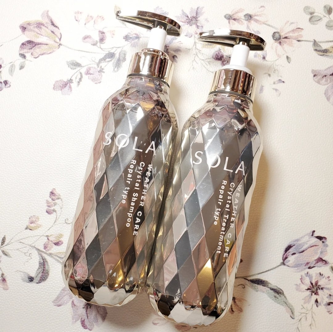 ソラ ウェザーケア クリスタル シャンプー/ヘアトリートメント リペアタイプ/SOLA WEATHER CARE/市販シャンプーを使ったクチコミ（1枚目）