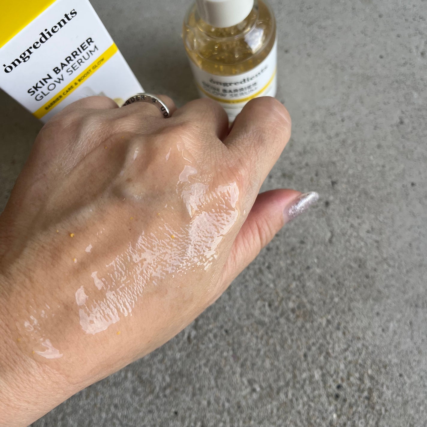 オングリディエンツ スキンバリアグローセラム/Ongredients/美容液を使ったクチコミ(5枚目)
