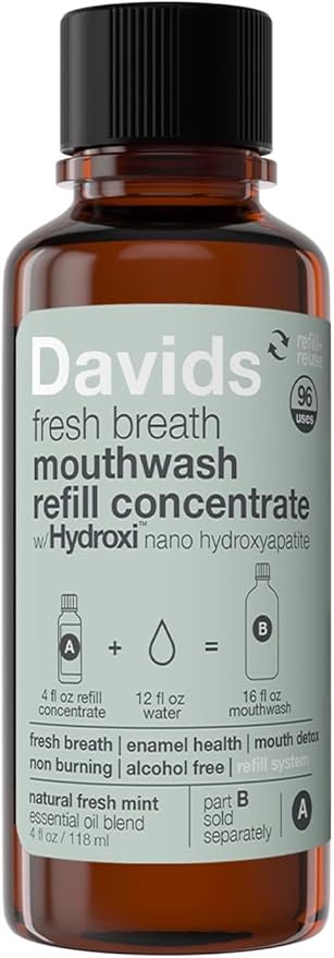 Davids Hydroxi™ フレッシュブレス マウスウォッシュ レフィル（濃縮液のみ）118mL 