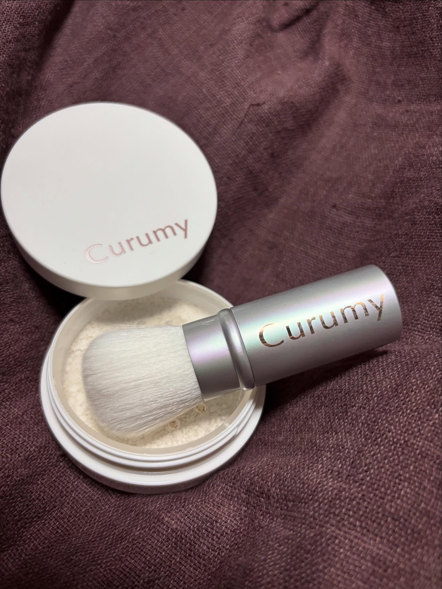 Curumy シルキースキンパウダー/Curumy/ルースパウダーを使ったクチコミ（2枚目）