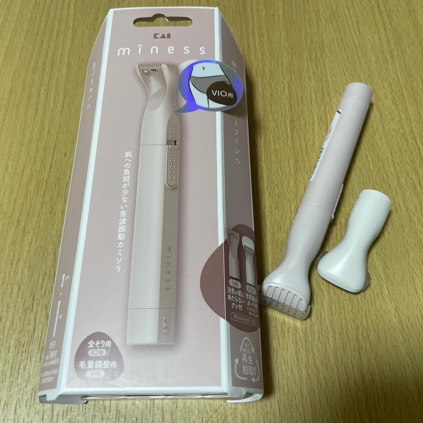 miness VIOデリケートゾーン用カミソリ/貝印/シェーバーを使ったクチコミ（2枚目）