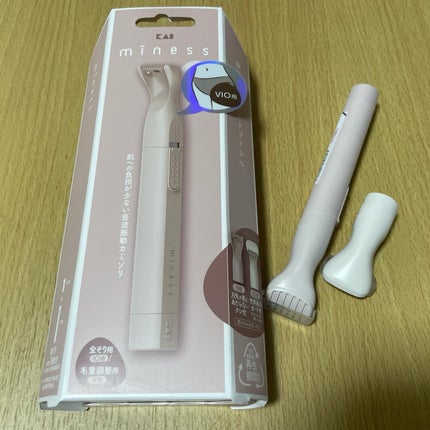 貝印 miness VIOデリケートゾーン用カミソリのクチコミ「貝印様から商品をご提供いただきました。
miness
VIOデリケートゾーン用カミソリ🪒
.....」(2枚目)