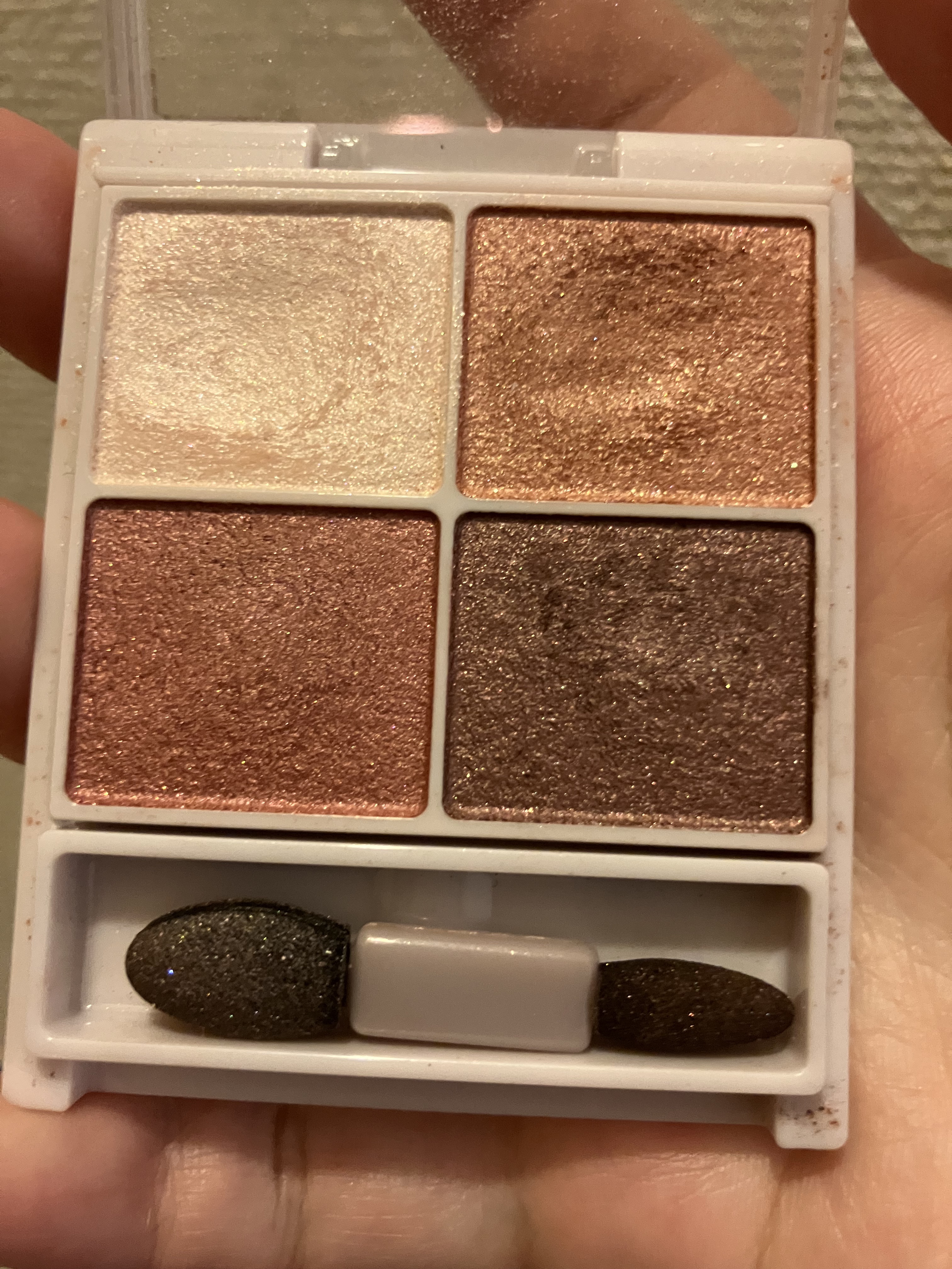 シルキースフレアイズ 04 サンセットデート/キャンメイク/アイシャドウパレットを使ったクチコミ（1枚目）