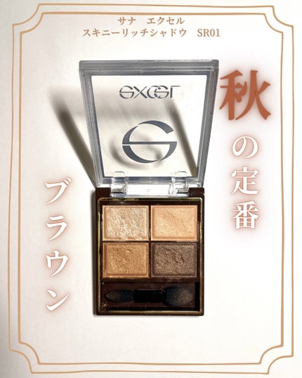 スキニーリッチシャドウ/excel/アイシャドウパレットを使ったクチコミ(1枚目)