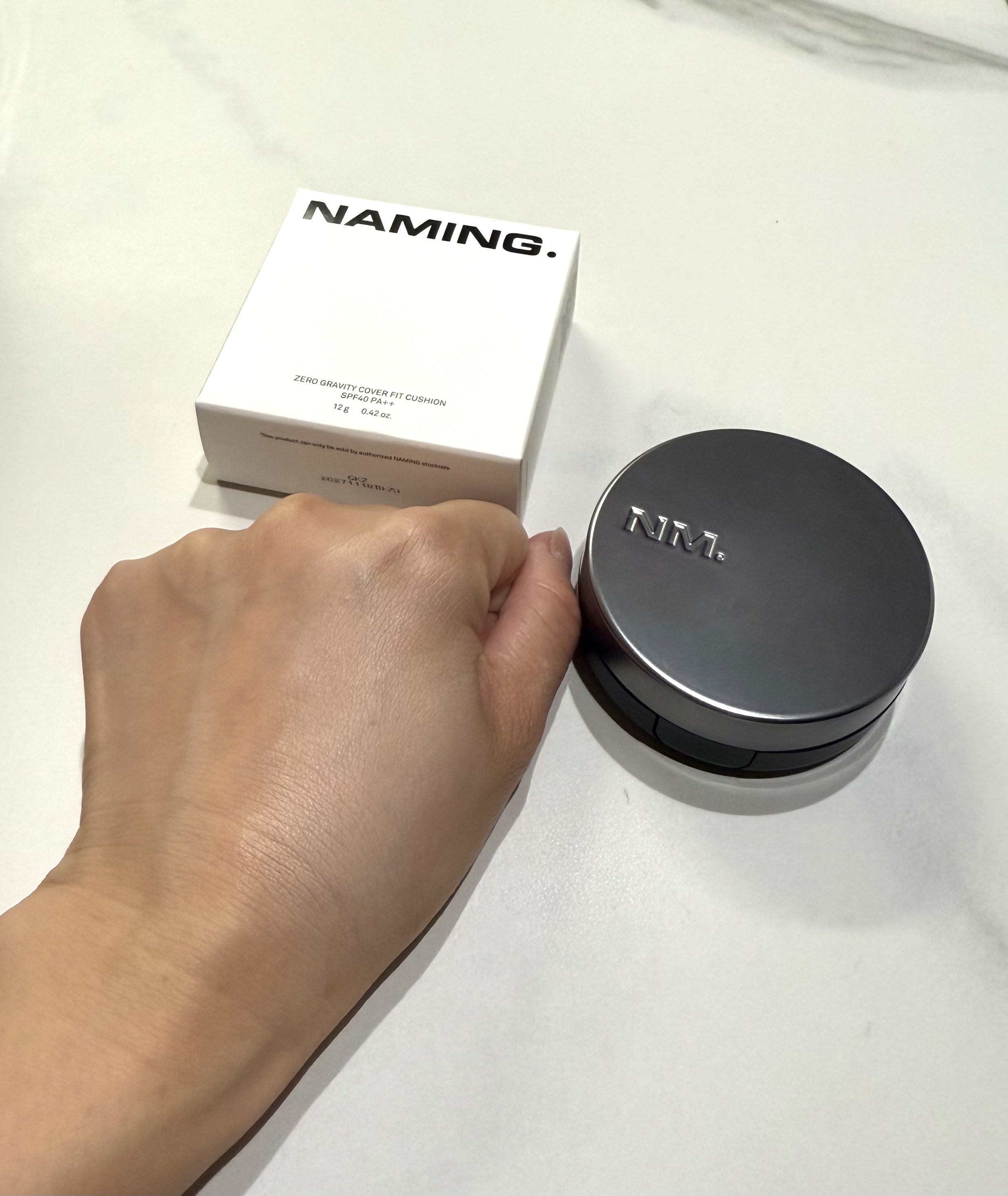 ネーミング ゼログラビティ カバーフィットクッション/NAMING./クッションファンデーションを使ったクチコミ（3枚目）