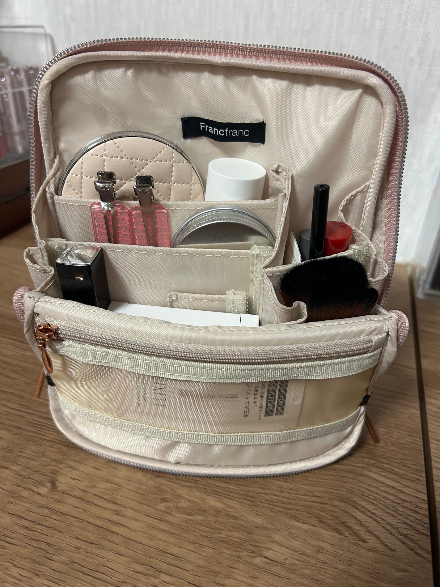 無印良品 ナイロンメイクポーチ/無印良品/化粧ポーチを使ったクチコミ(1枚目)