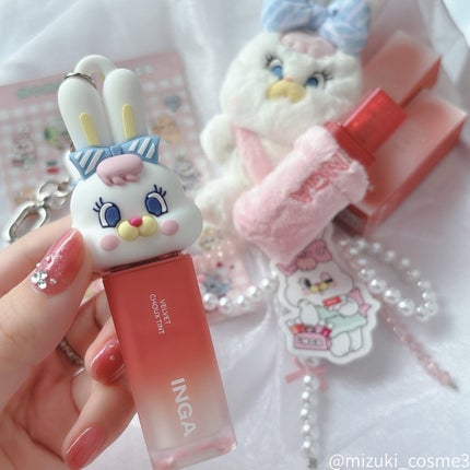 ベルベットシューティント/INGA/リップティントを使ったクチコミ(2枚目)