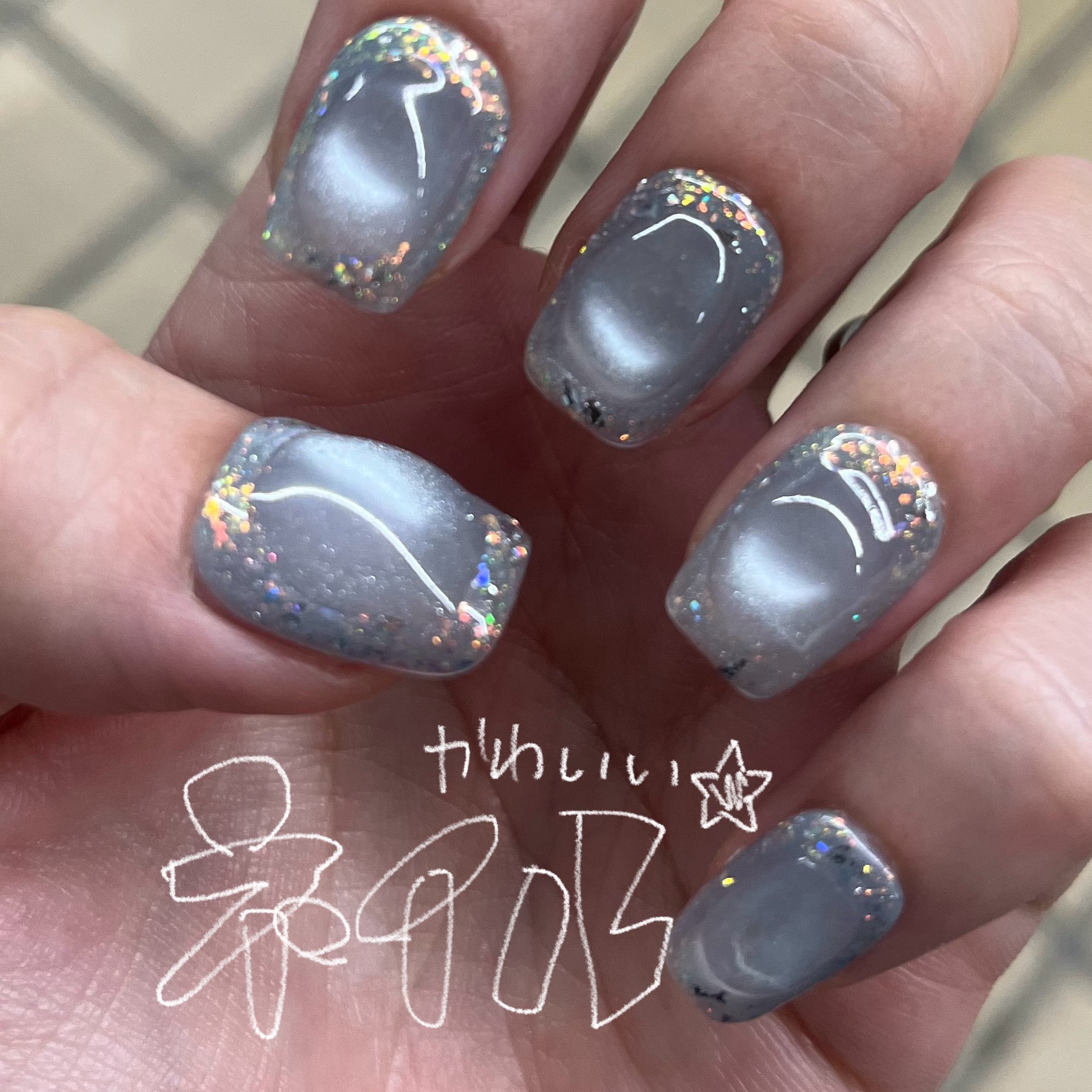 ネイルチップ/SHEIN/ネイルチップ・パーツを使ったクチコミ（1枚目）