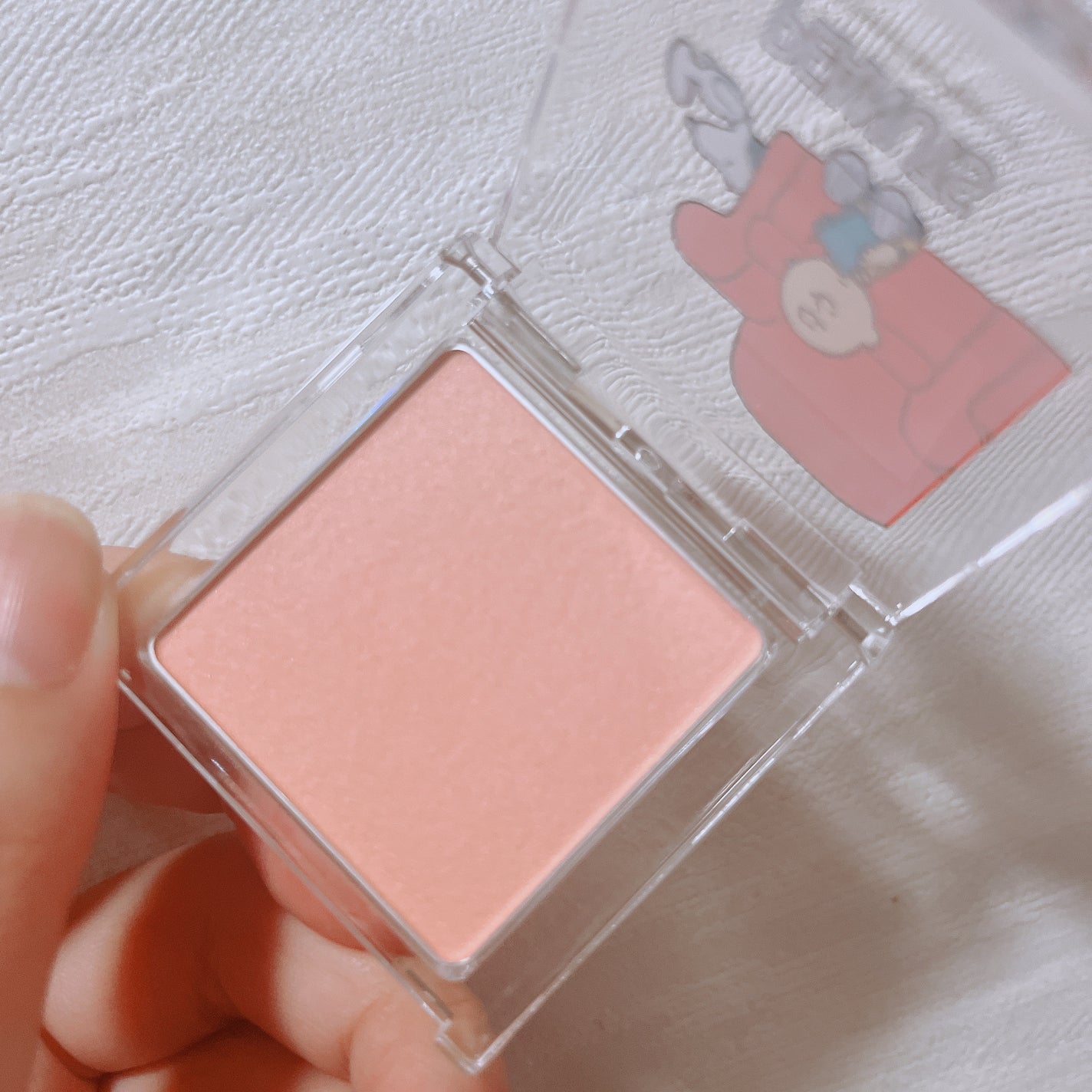 ぽわんチーク/muice/パウダーチークを使ったクチコミ(2枚目)