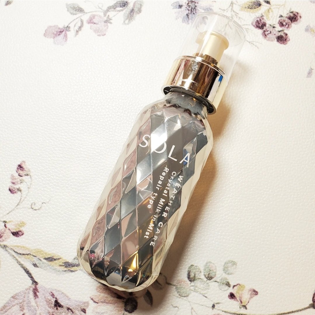 ソラ ウェザーケア クリスタル ヘアミルクインミスト リペアタイプ/SOLA WEATHER CARE/ヘアミストを使ったクチコミ（1枚目）