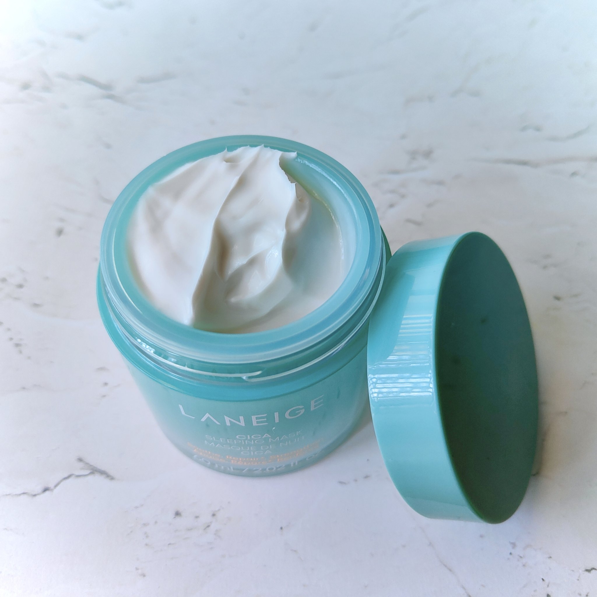 シカスリーピングマスク N/LANEIGE/フェイスクリームを使ったクチコミ（2枚目）