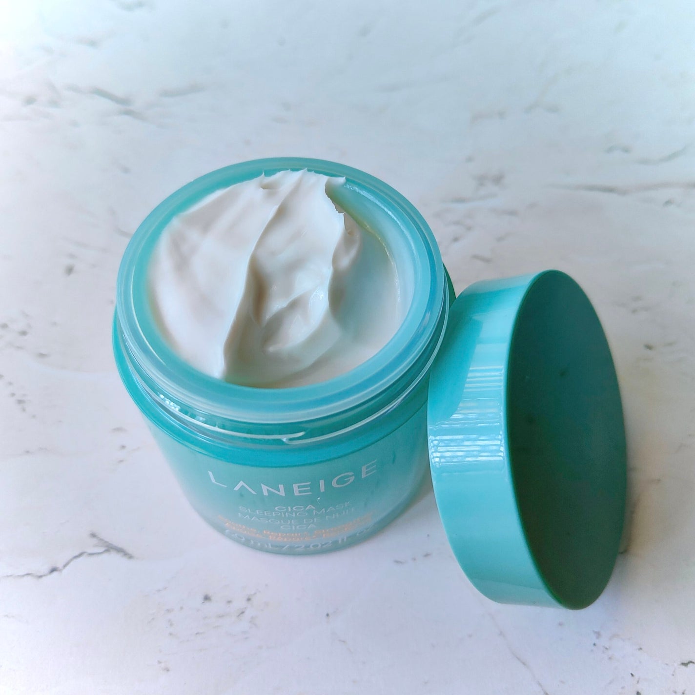 シカスリーピングマスク N/LANEIGE/フェイスクリームを使ったクチコミ(2枚目)