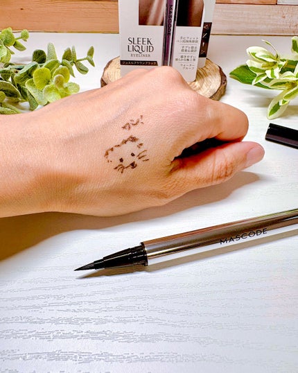 マスコード スリークリキッド アイライナー /MASCODE/リキッドアイライナーを使ったクチコミ(6枚目)