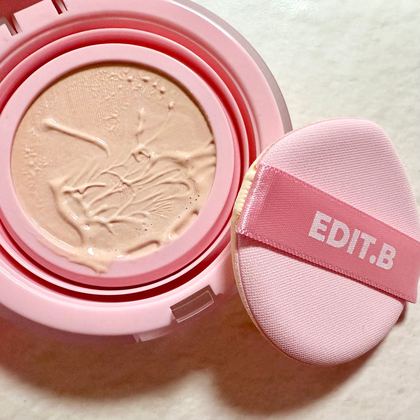 マシュマロトーンアップクッション/EDIT.B/クッションファンデーションを使ったクチコミ(2枚目)