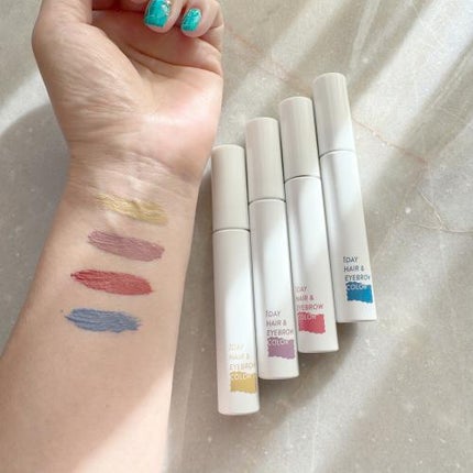 1dayヘア&アイブロウカラー/フレンド株式会社/眉マスカラを使ったクチコミ(3枚目)