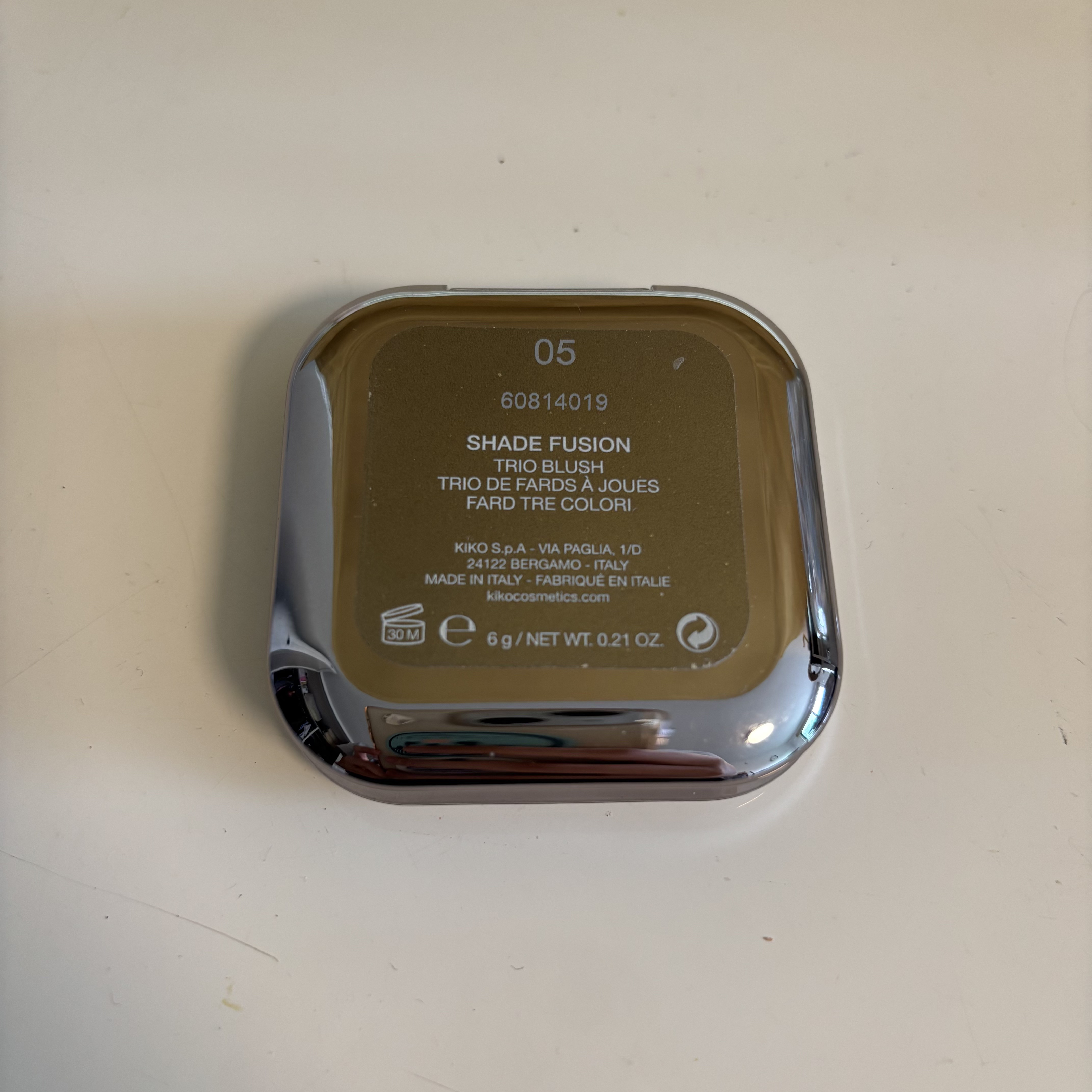 shade fusion trio blush/KIKO/パウダーチークを使ったクチコミ（3枚目）