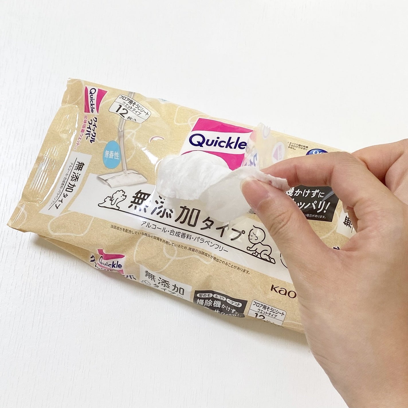クイックルワイパー 立体吸着ウエットシート/クイックル/その他を使ったクチコミ(2枚目)
