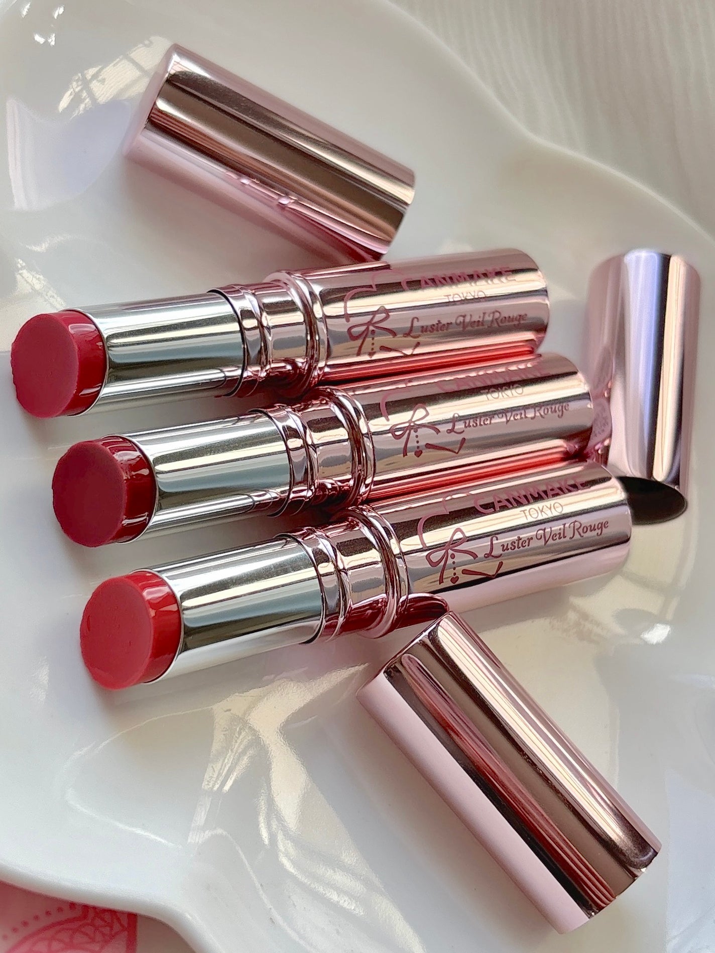 ラスターヴェールルージュ/キャンメイク/口紅を使ったクチコミ(6枚目)