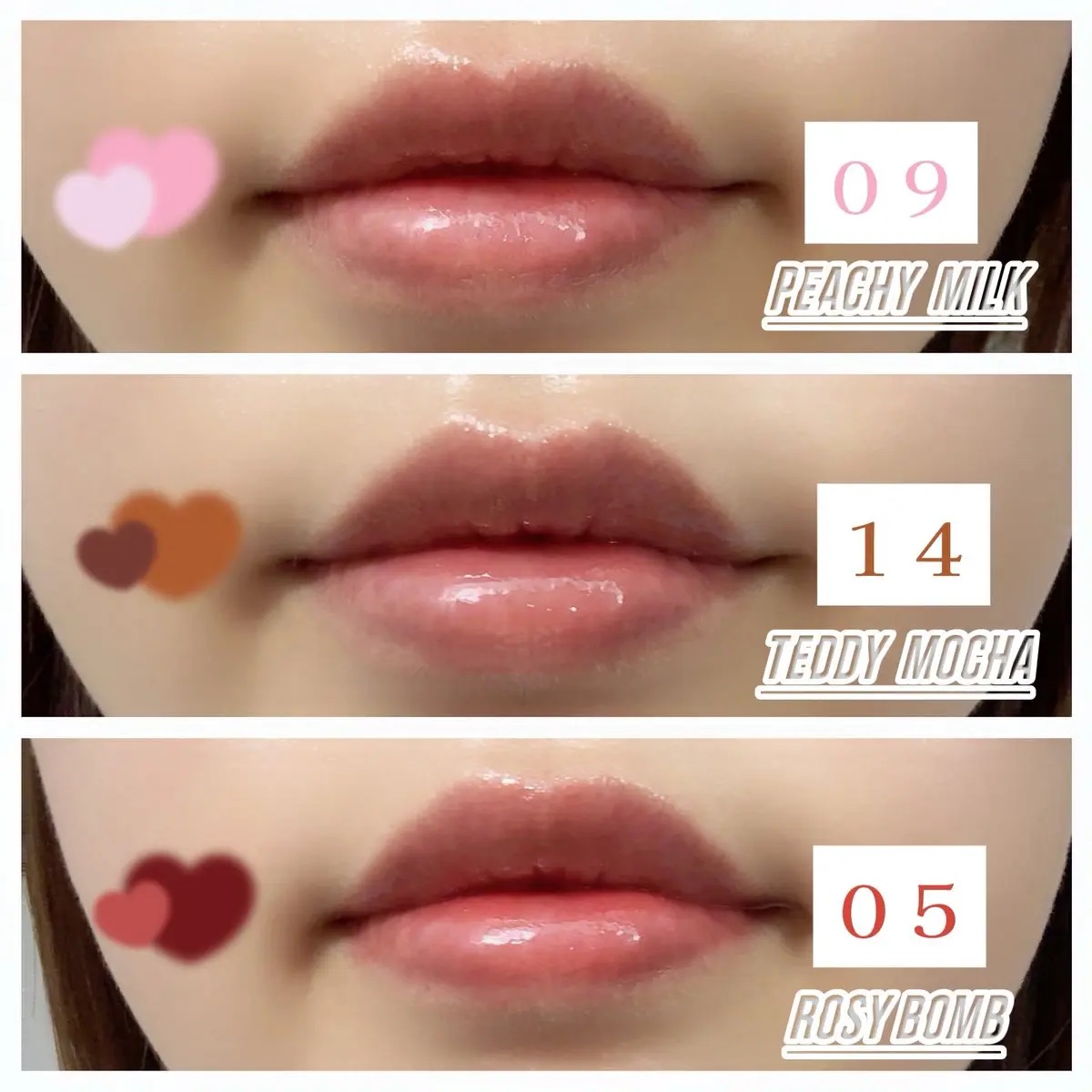 ドットオンムードワンウェイグロイティント/Heart Percent/リップティントを使ったクチコミ（2枚目）