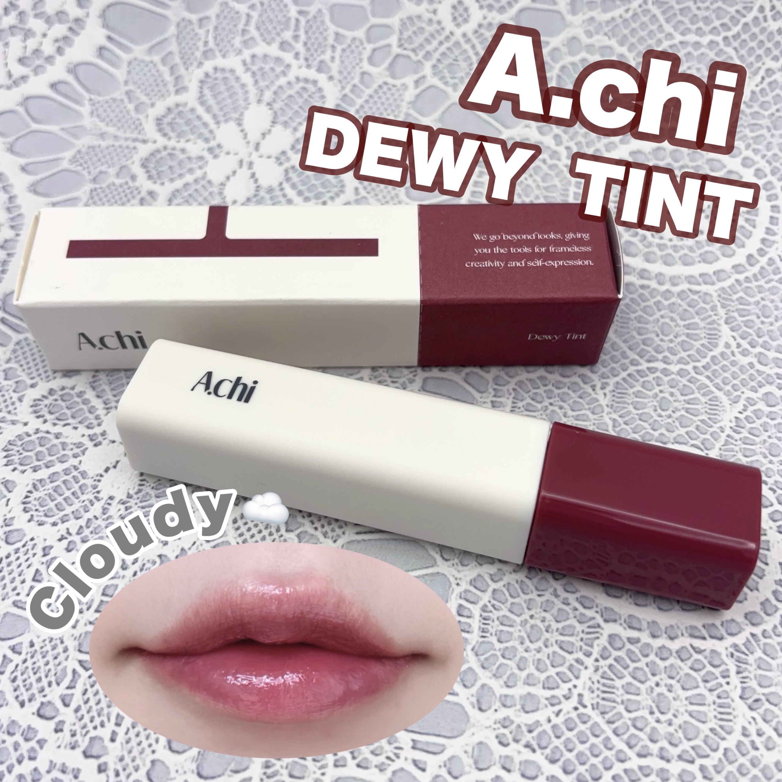 Dewy Tint/A.chi/リップティントを使ったクチコミ（1枚目）