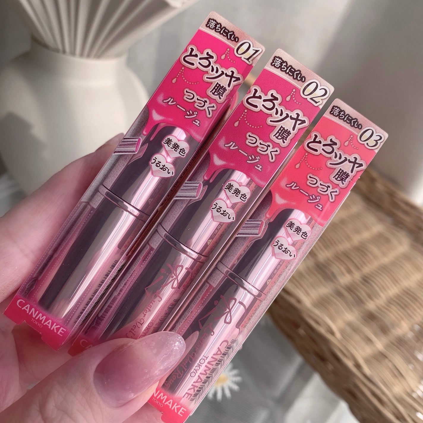 ラスターヴェールルージュ/キャンメイク/口紅を使ったクチコミ(9枚目)