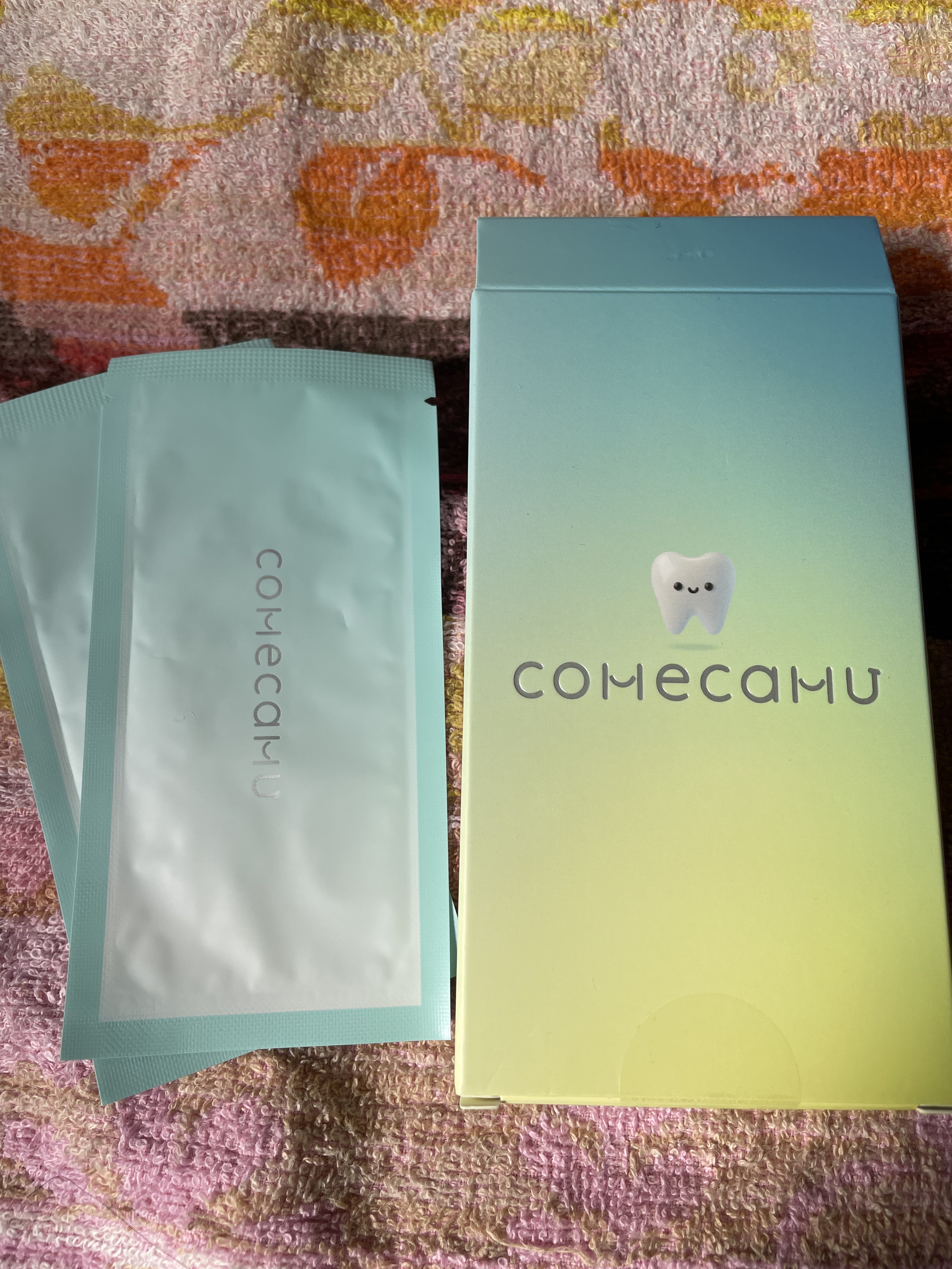 comecamu/カムカム はみがきシート（1箱/7枚入）/SHOBIDO/その他オーラルケアを使ったクチコミ（1枚目）