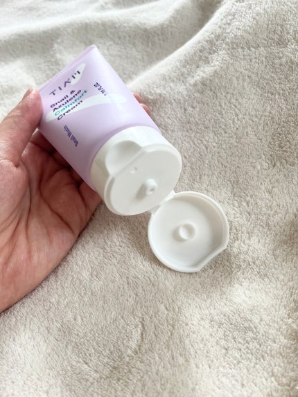 Snail&Azlene カームフォートクリーム/TIAM/フェイスクリームを使ったクチコミ(2枚目)