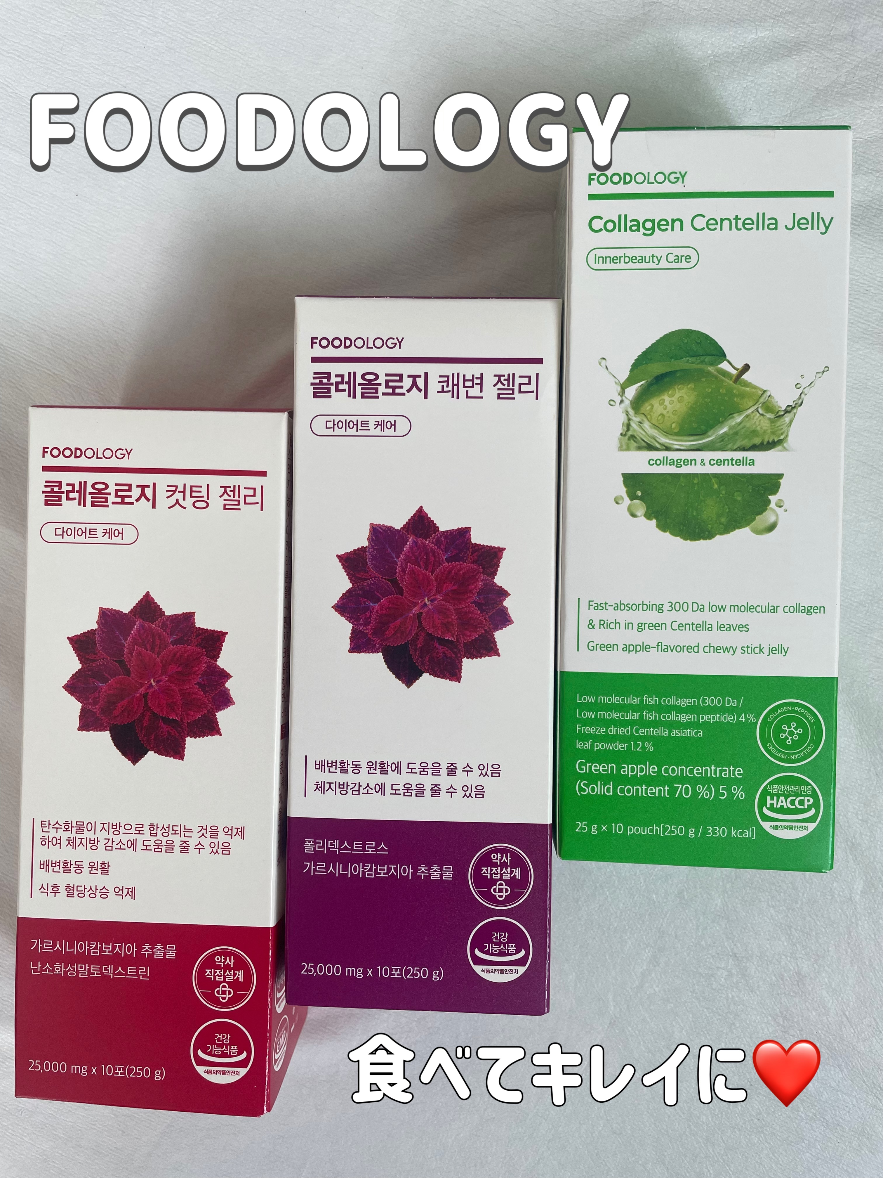 コラーゲンセンテラゼリー/FOODOLOGY/美容サプリメントを使ったクチコミ（1枚目）