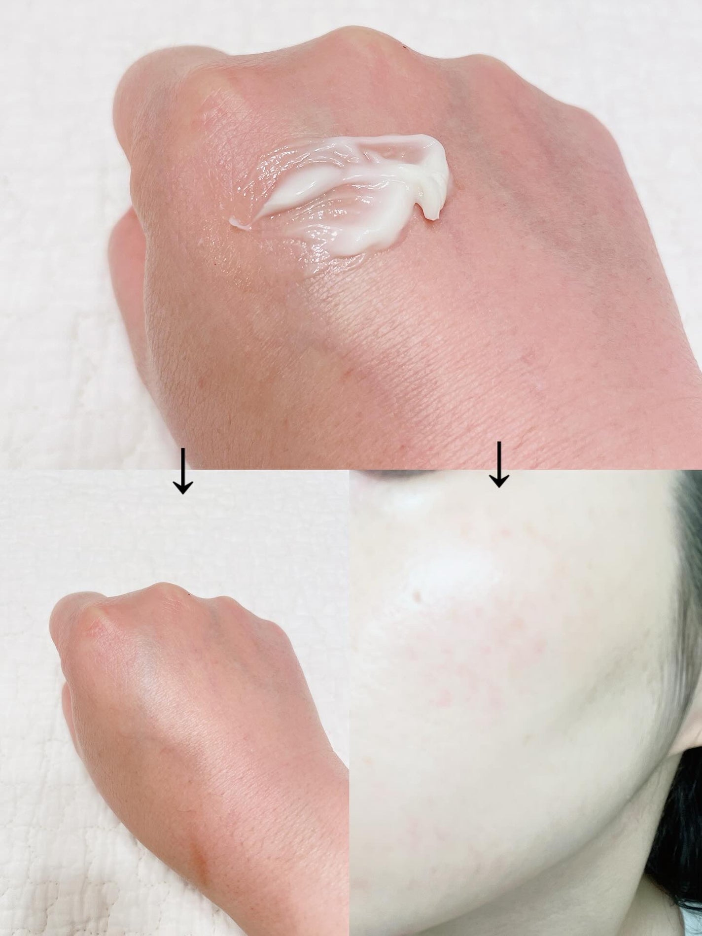 コラーゲンバウンスアップバリアクリーム/SNP/フェイスクリームを使ったクチコミ(3枚目)