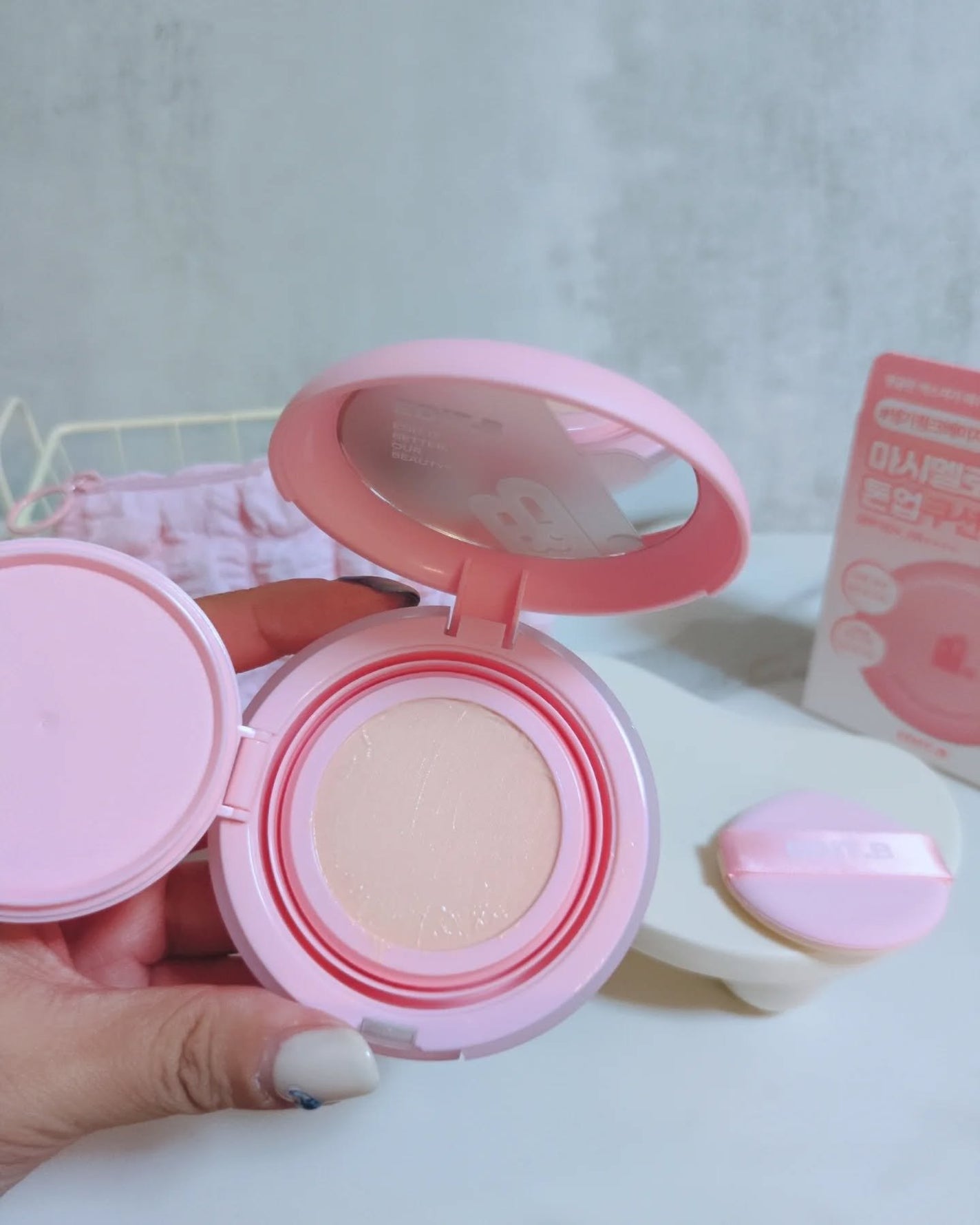 マシュマロトーンアップクッション/EDIT.B/クッションファンデーションを使ったクチコミ(3枚目)