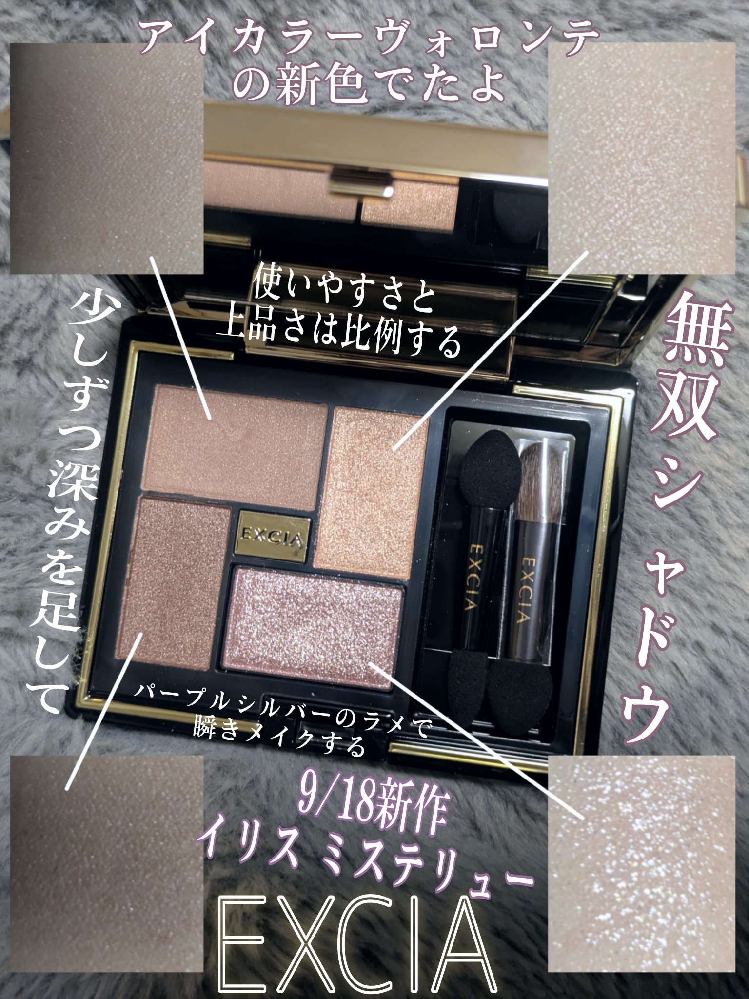 エクシア アイカラー ヴォロンテ/ALBION/アイシャドウパレットを使ったクチコミ（2枚目）