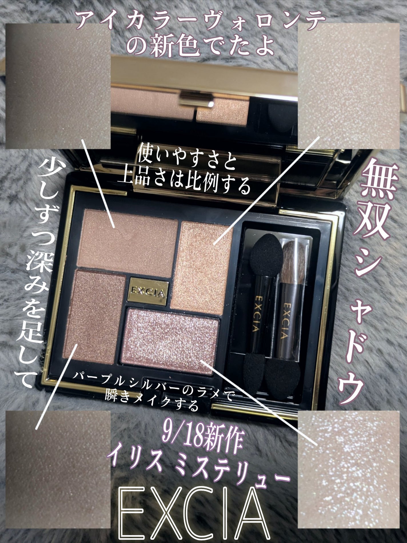 エクシア アイカラー ヴォロンテ/ALBION/アイシャドウパレットを使ったクチコミ(2枚目)