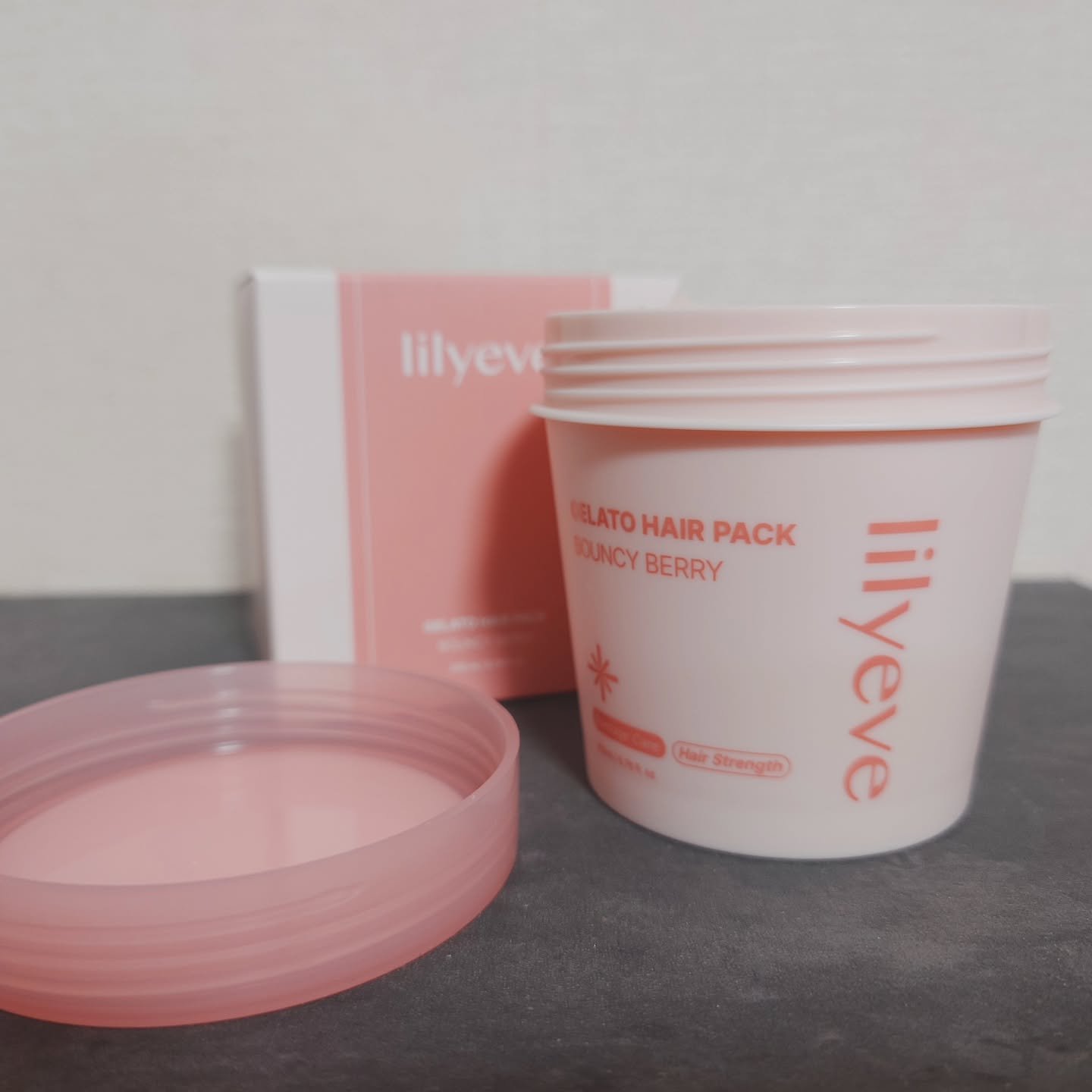 リペアターンジェラートヘアパック バウンシーベリー/リリーイブ/洗い流すヘアトリートメントを使ったクチコミ（3枚目）