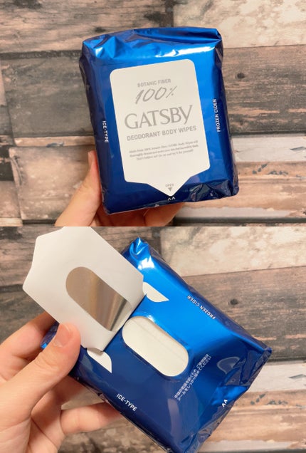 アイスデオドラント ボディペーパー フローズンサイダー/ギャツビー/ボディシートを使ったクチコミ(2枚目)