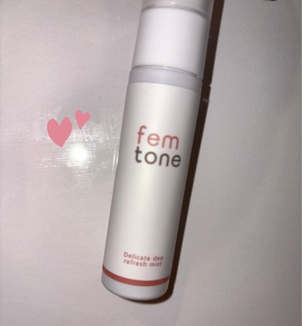 デリケートデオ リフレッシュミスト/fem tone/デリケートゾーンケアを使ったクチコミ(1枚目)