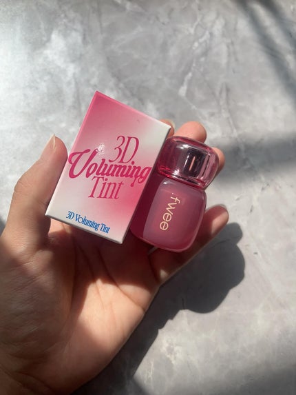フィー 3Dボリューミングティント/fwee/リップティントを使ったクチコミ(5枚目)