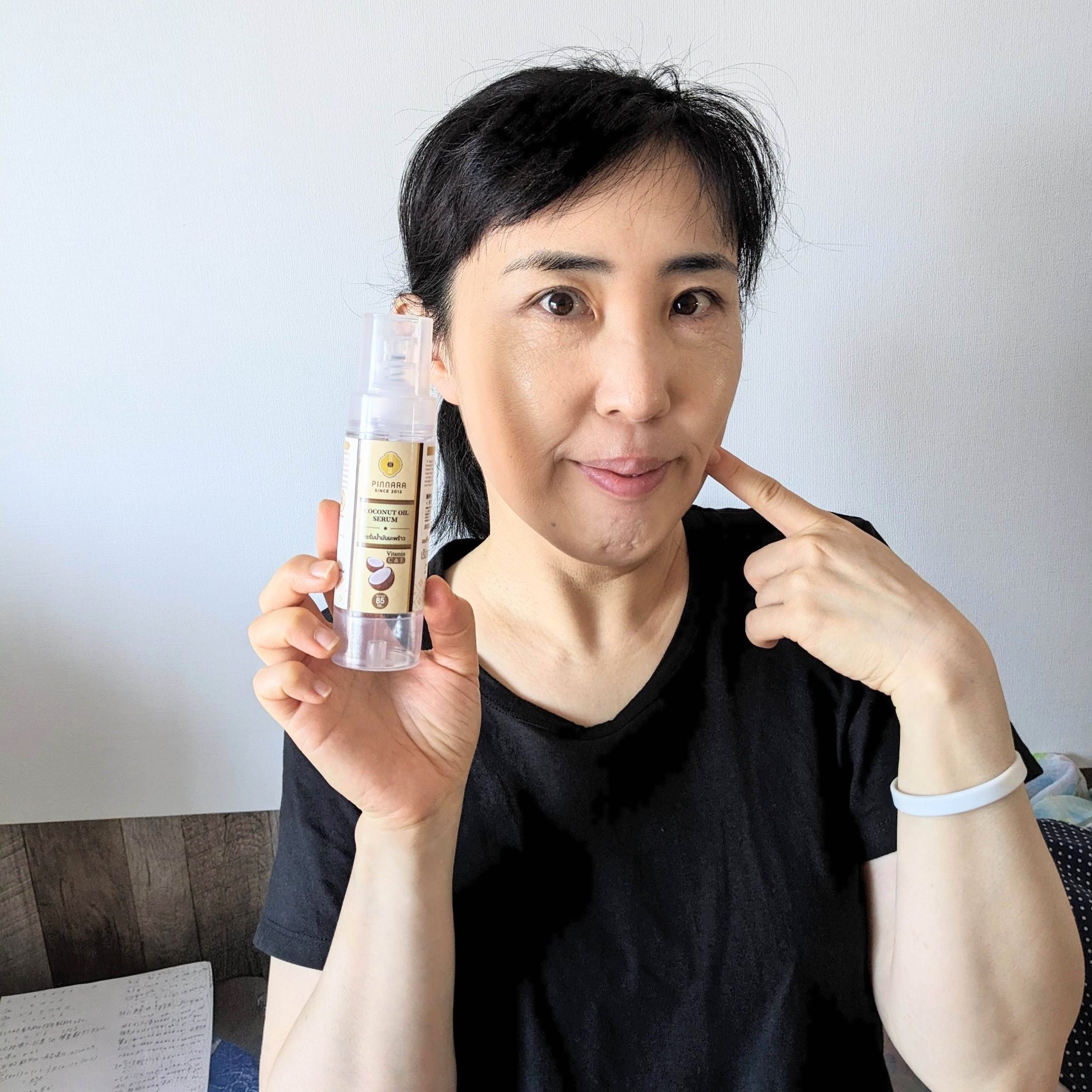 ココナッツオイルセラム/PINNARA/美容液を使ったクチコミ（1枚目）