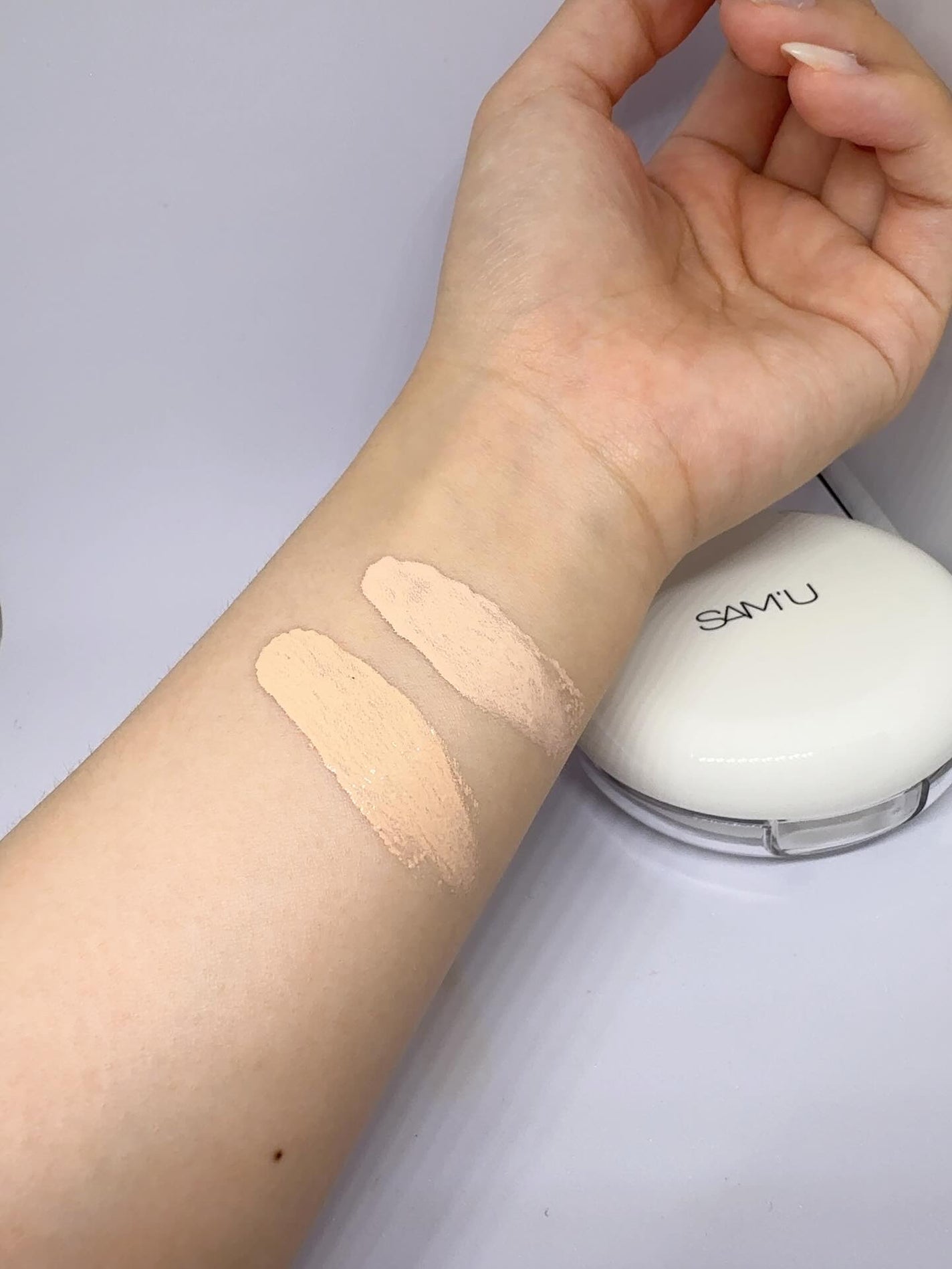 センシティブピュア&ピュアスキンティント/SAM'U/化粧下地を使ったクチコミ(3枚目)