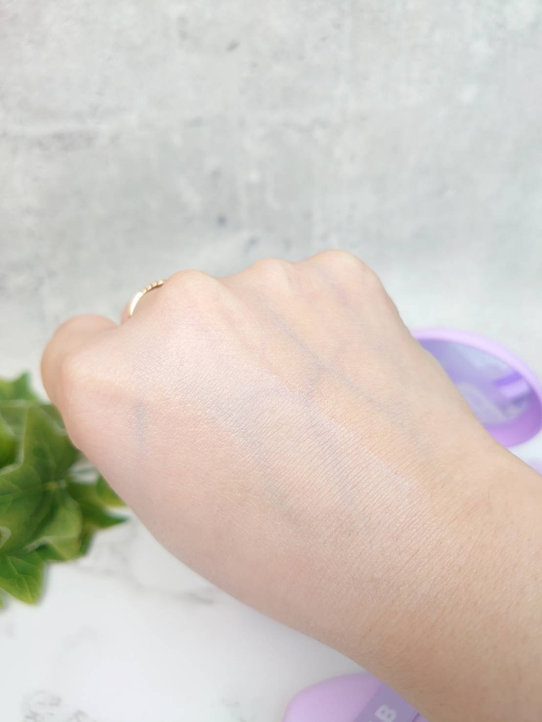 マシュマロトーンアップクッション パープル/EDIT.B/クッションファンデーションを使ったクチコミ（3枚目）