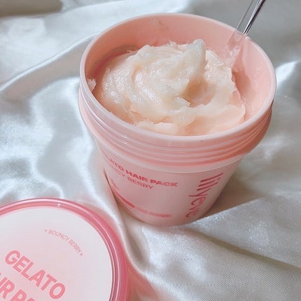 リペアターンジェラートヘアパック バウンシーベリー/リリーイブ/洗い流すヘアトリートメントを使ったクチコミ(2枚目)