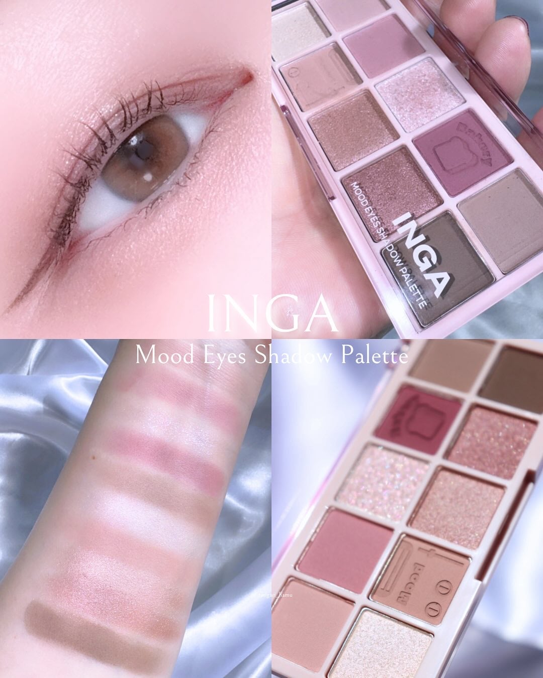 ムードアイズシャドウパレット/INGA/アイシャドウパレットを使ったクチコミ(4枚目)