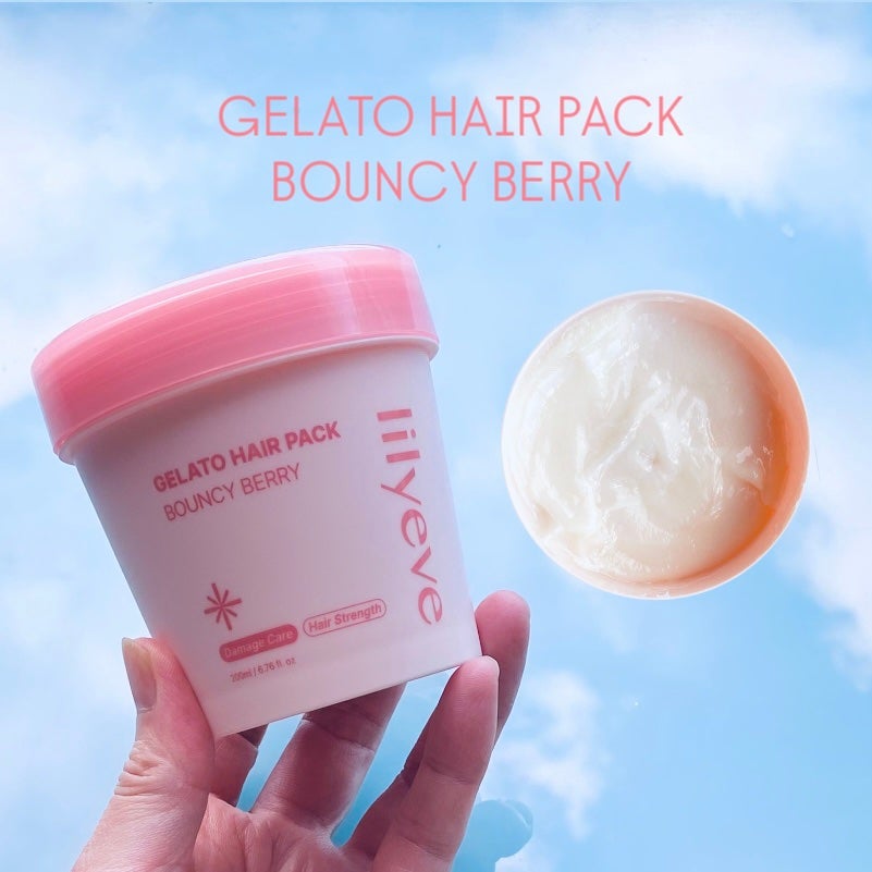 リペアターンジェラートヘアパック バウンシーベリー/リリーイブ/洗い流すヘアトリートメントを使ったクチコミ(1枚目)