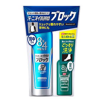 ８ｘ４ＭＥＮ エイトフォー MEN デオドラントスプレー フレッシュソープ+ボディウォッシュミニ
