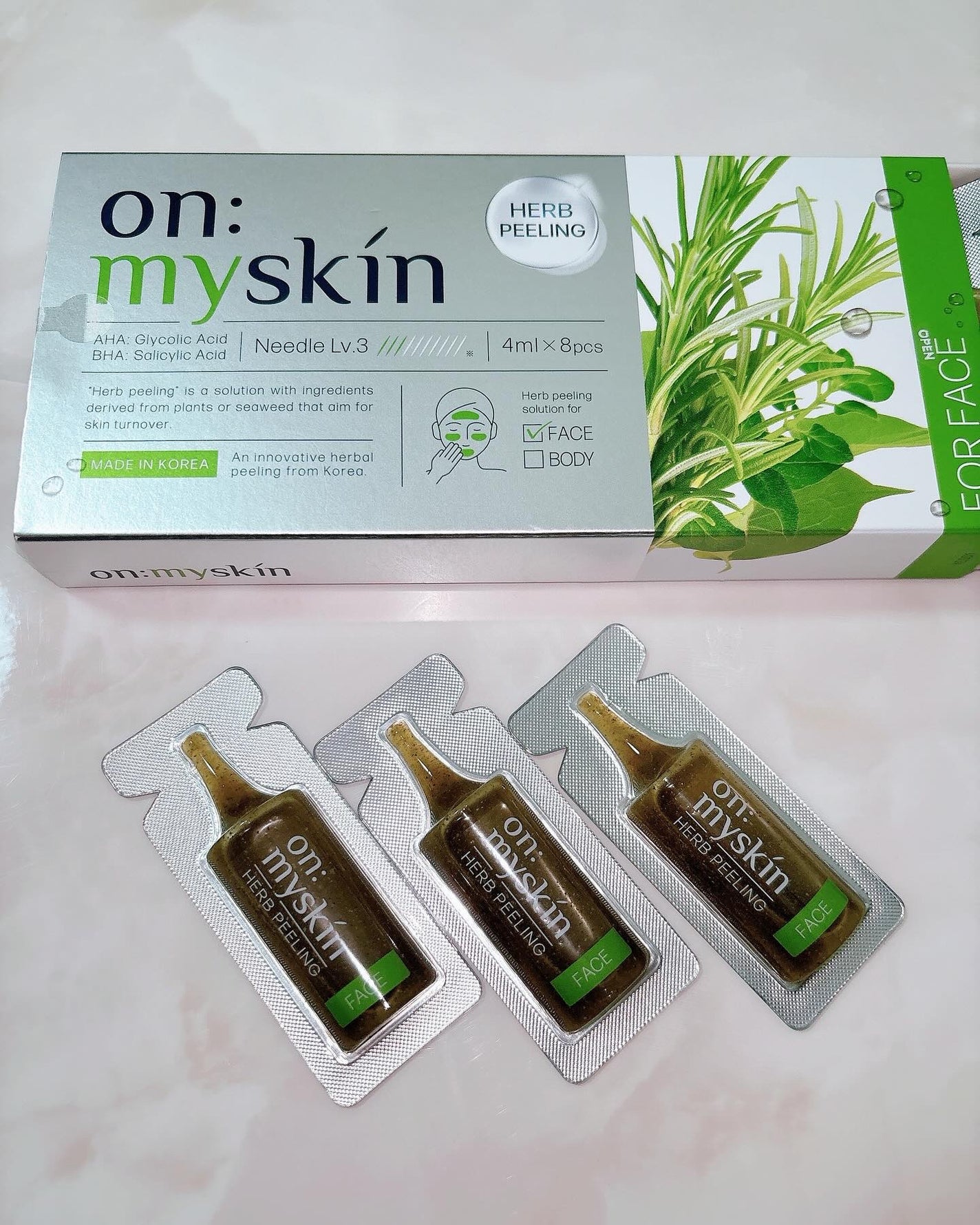 ハーブピーリング/on:myskin/ピーリングを使ったクチコミ(2枚目)