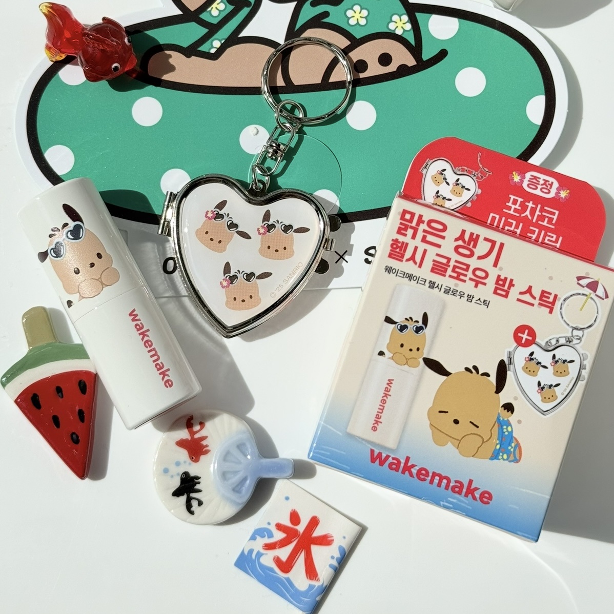 ヘルシーグロウバームスティック/wakemake/口紅を使ったクチコミ（2枚目）