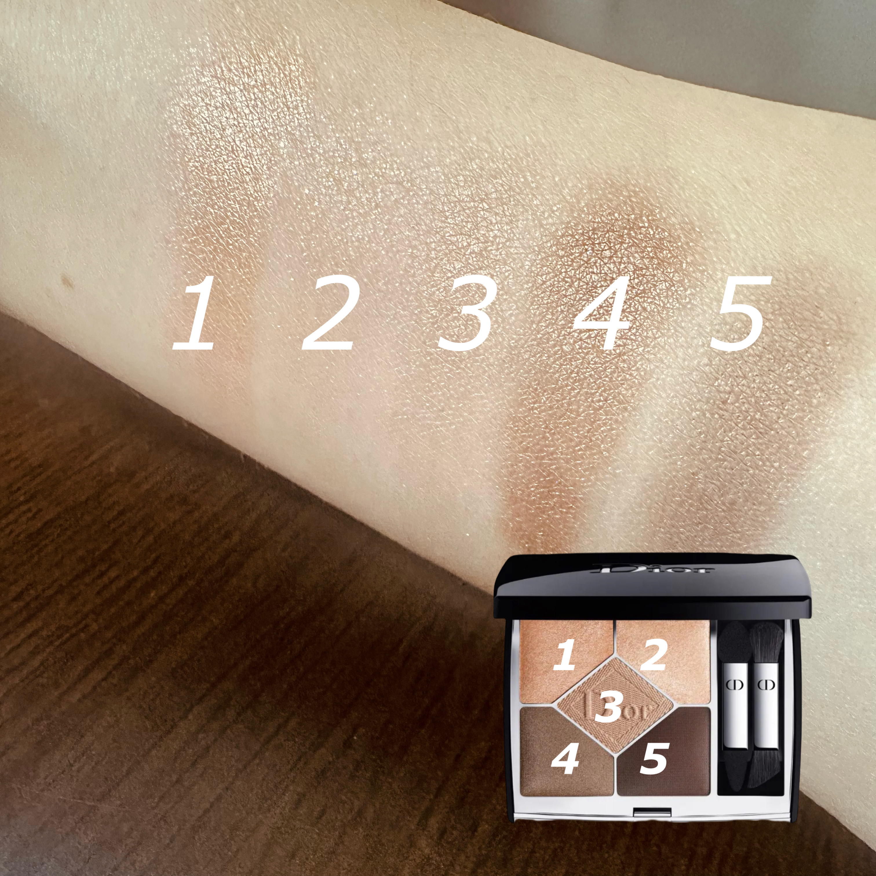 【旧】サンク クルール クチュール/Dior/アイシャドウパレットを使ったクチコミ（3枚目）