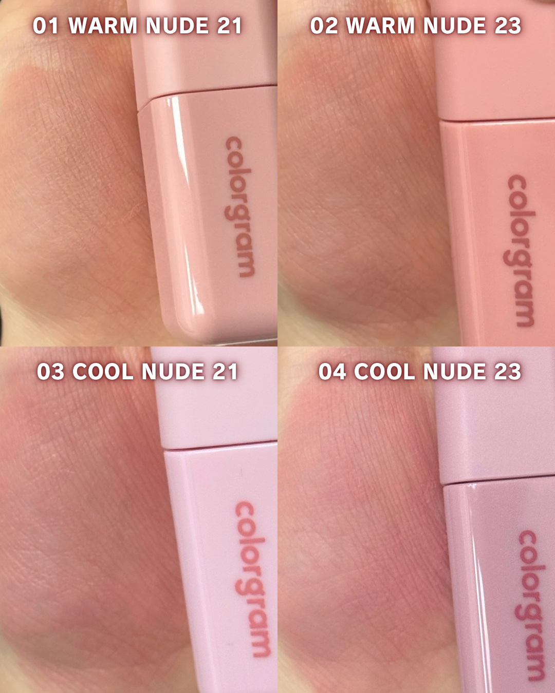 ギークヌードカラーカバーティント/Colorgram/リップティントを使ったクチコミ（2枚目）