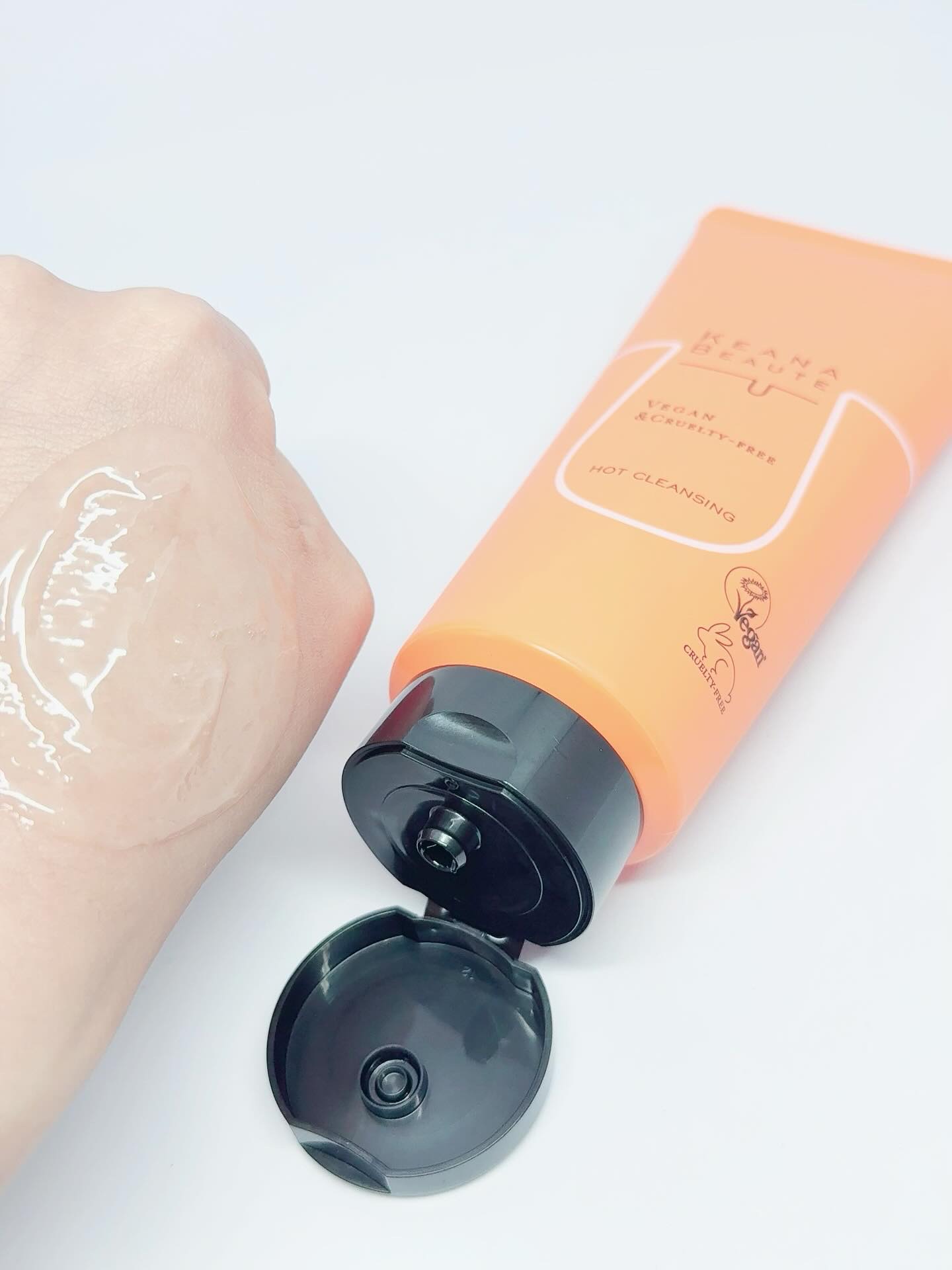 あつめの毛穴ホットクレンジング/ケアナボーテ/クレンジングジェルを使ったクチコミ（3枚目）