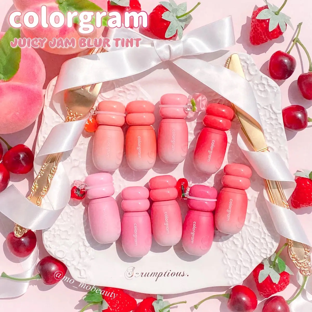 カラーグラム ジューシージャムブラーティント/Colorgram/リップティントを使ったクチコミ（1枚目）